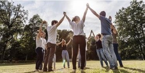 people in circle