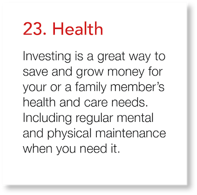 23  Health Investing is a great way to save and grow money for your or a family member s health and care needs  Inclu   