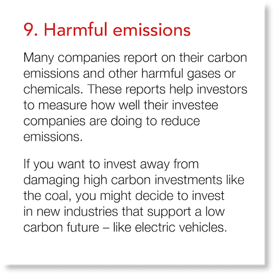 9  Harmful emissions Many companies report on their carbon emissions and other harmful gases or chemicals  These repo   
