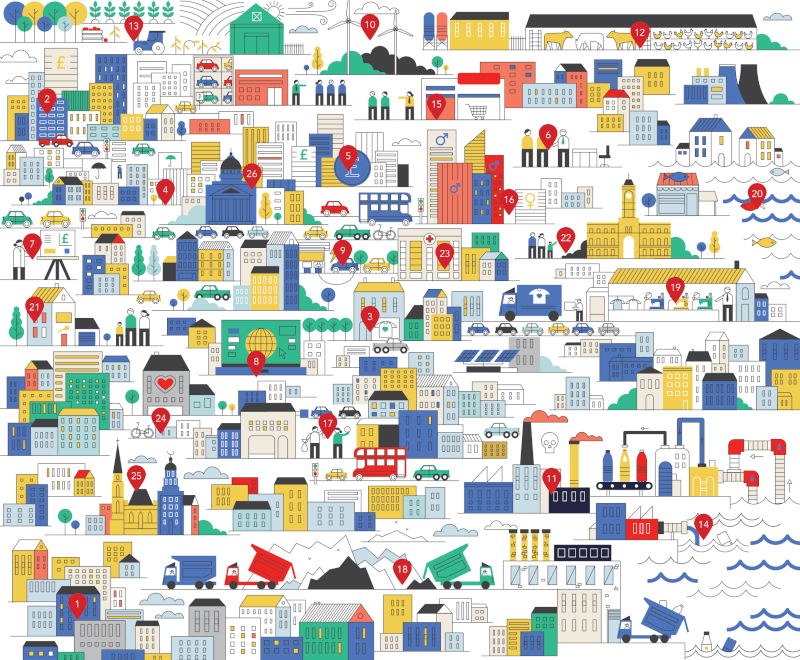 Good Money World map